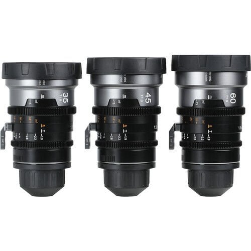 Sirui IronStar Series T1.9 Full-Frame 1.5x Blue Flare Anamorphic 3'lü Arri PL/Canon EF Lens Kit