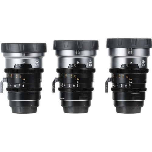 Sirui IronStar Series T1.9 Full-Frame 1.5x Blue Flare Anamorphic 3'lü Arri PL/Canon EF Lens Kit