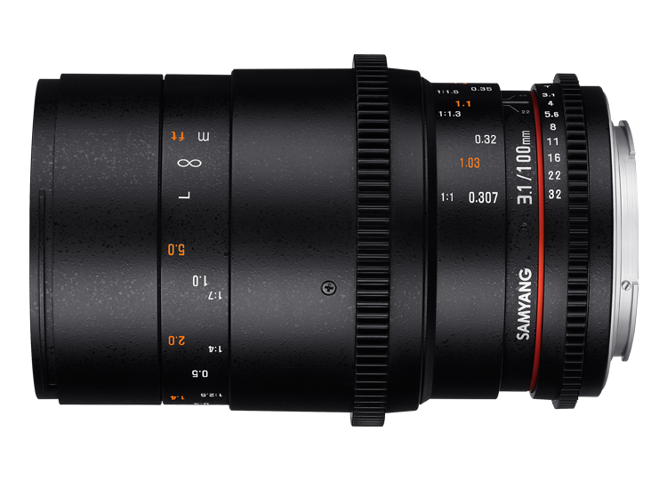 Samyang 100mm T3.1 ED UMC Canon EF Makro Cine Lens
