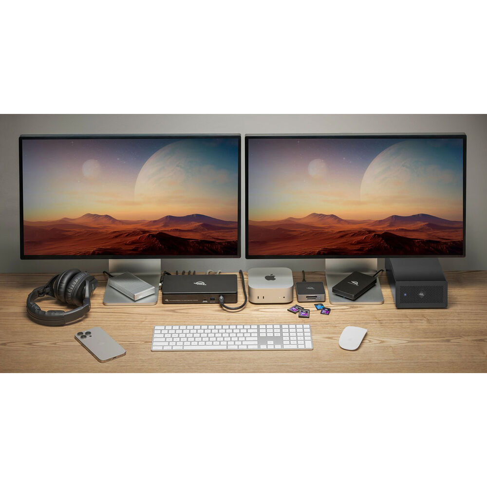 OWC Thunderbolt 5 Dual 10GbE Network Dock 11-Port Connectivity Solution