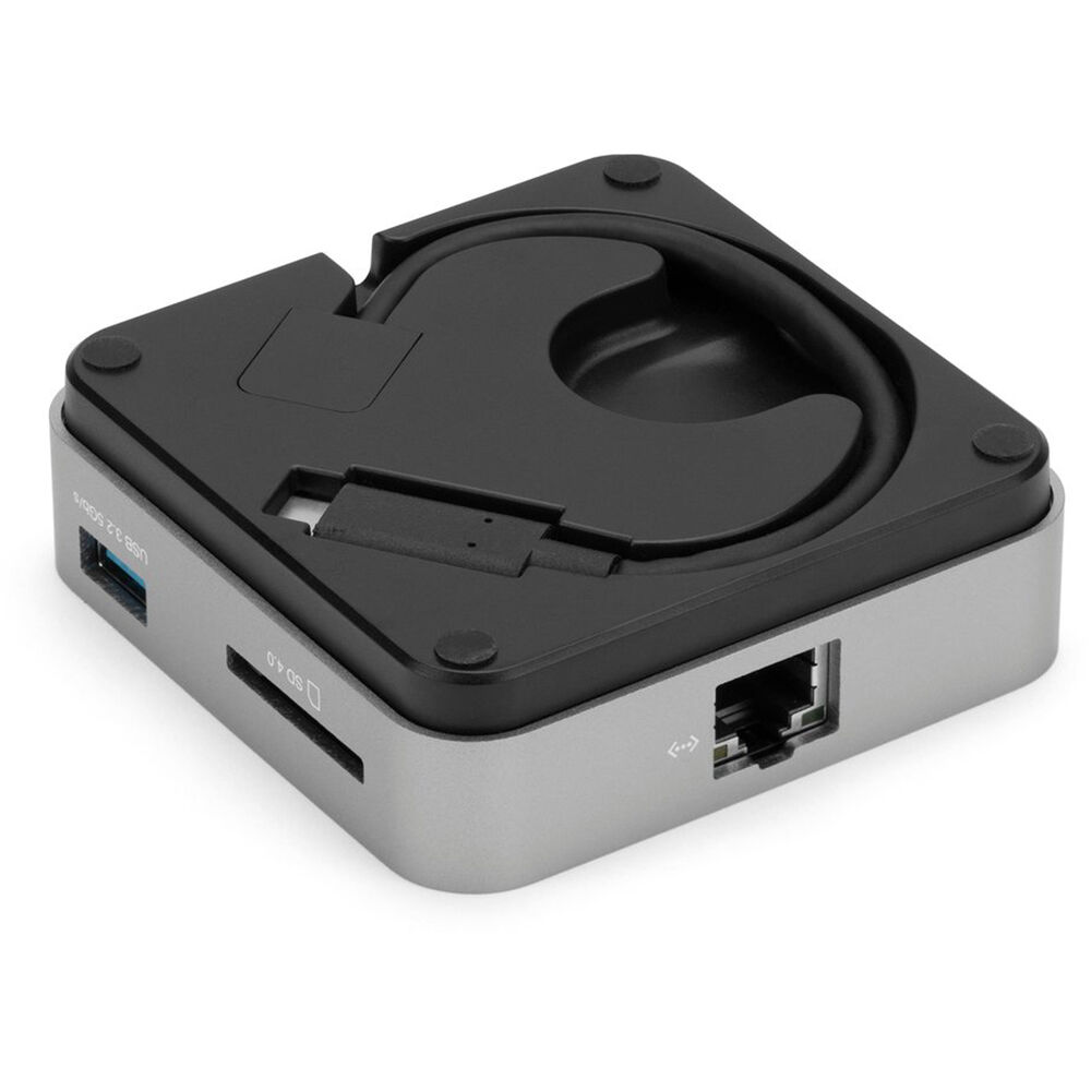 OWC 6-Port Travel Dock 100W- Space Gray (ethernet)