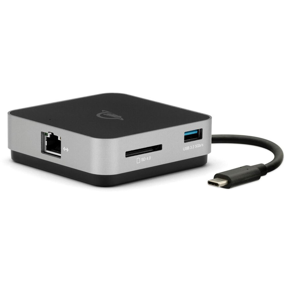 OWC 6-Port Travel Dock 100W- Space Gray (ethernet)