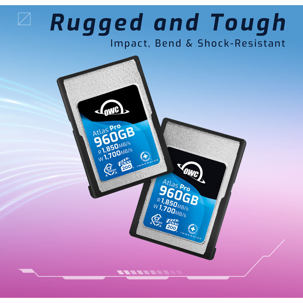 OWC 960GB  Atlas Pro CFexpress Type A Cards - VPG 200