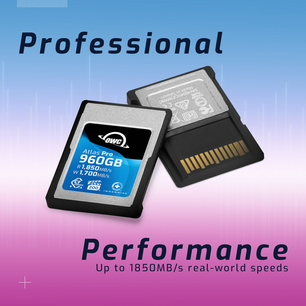 OWC 960GB  Atlas Pro CFexpress Type A Cards - VPG 200
