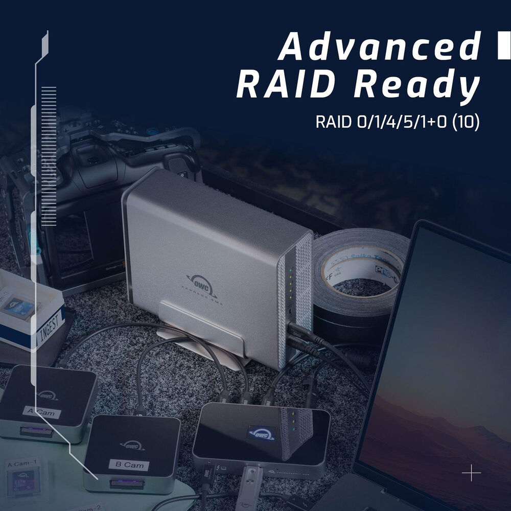 OWC Express 4M2 4-Bay USB4 External SSD Enclosure