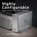 OWC Express 4M2 4-Bay USB4 External SSD Enclosure