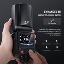 Neewer Z2PRO-N Nikon Uyumlu 76W Yuvarlak Kafa Akülü Tepe Flaşı