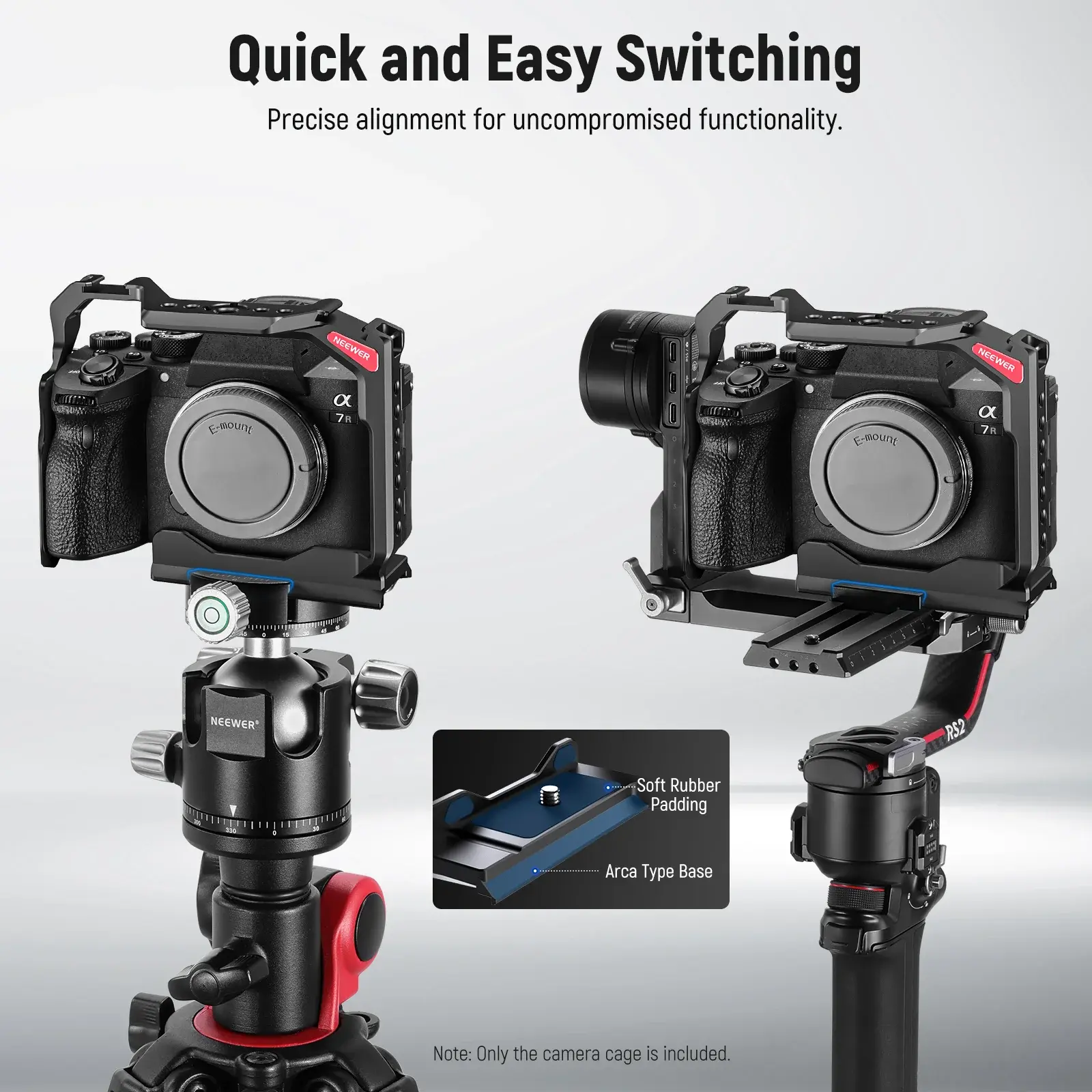 Neewer CA004 Sony A7 IV / A 7R V / A 7S III / A1 Uyumlu Kamera Kafesi