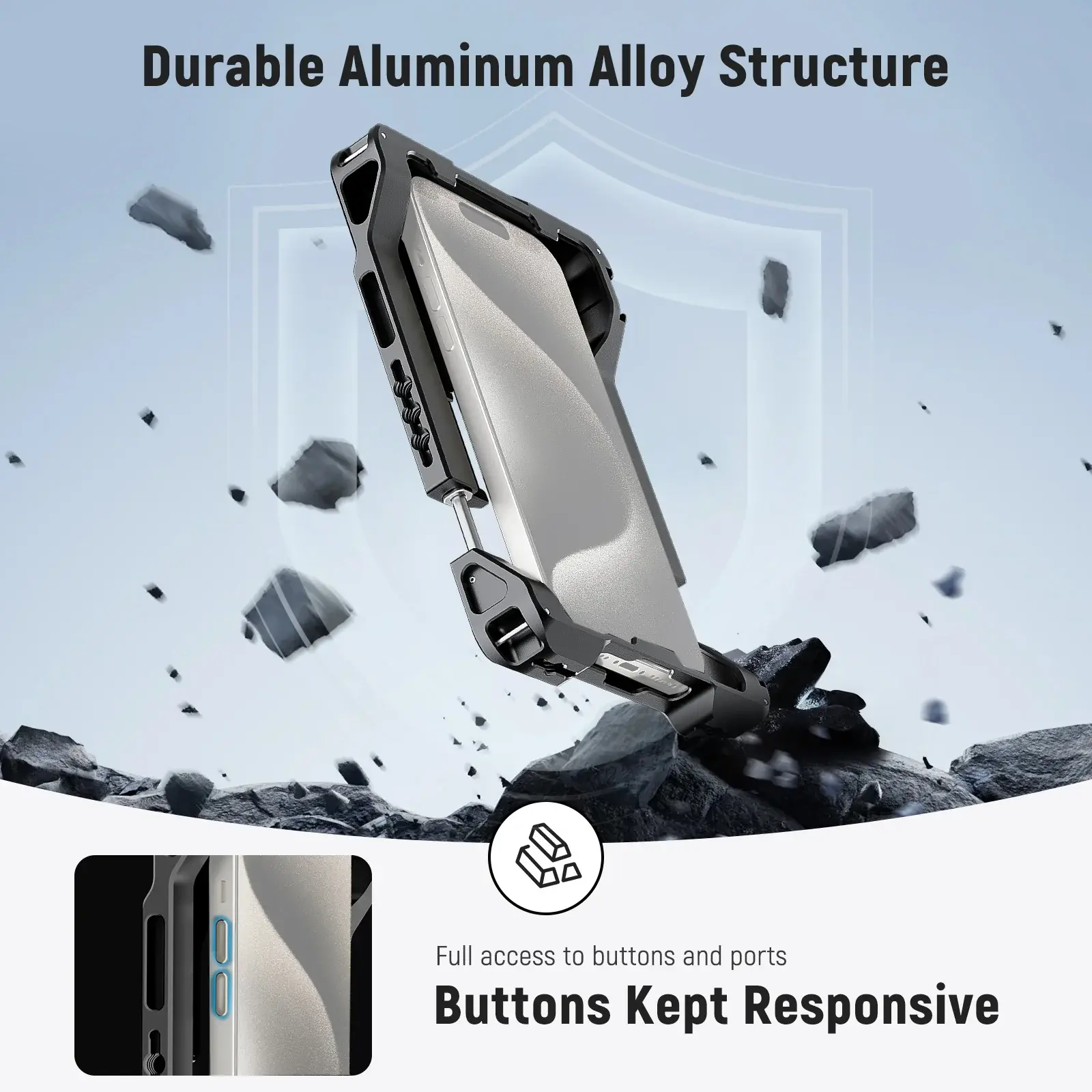 Neewer PA017 Telefon Kafesi & 67mm Filtre adaptörlü