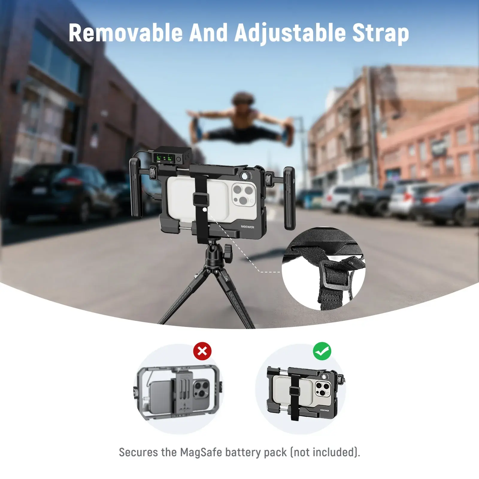 Neewer PA017 Telefon Kafesi & 67mm Filtre adaptörlü