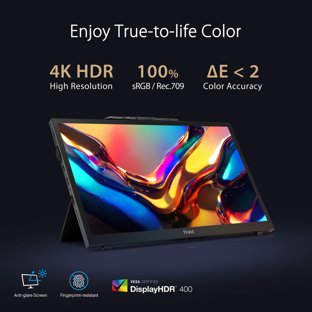 ASUS ProArt PA169CDV 15.6" IPS Taşınabilir Profesyonel Monitör