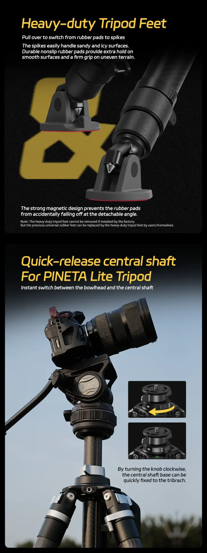 YC Onion Pineta Lite & CB7 Cedar Fluid Head Karbon Fiber Tripod Kit
