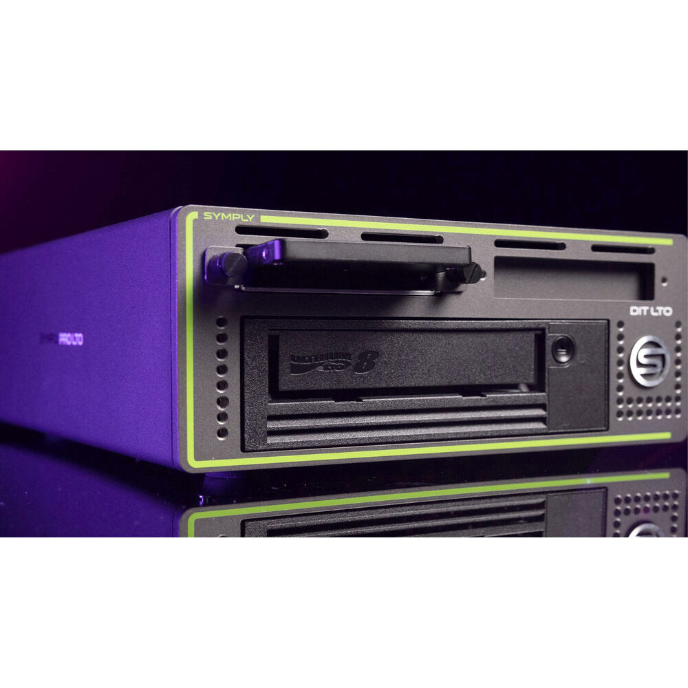 Symply DIT Thunderbolt Desk-p LTO-9 HH TB3 & SAS Arayüz; Veri & Temizlik Kaseti; 2m Kablo 3Yr