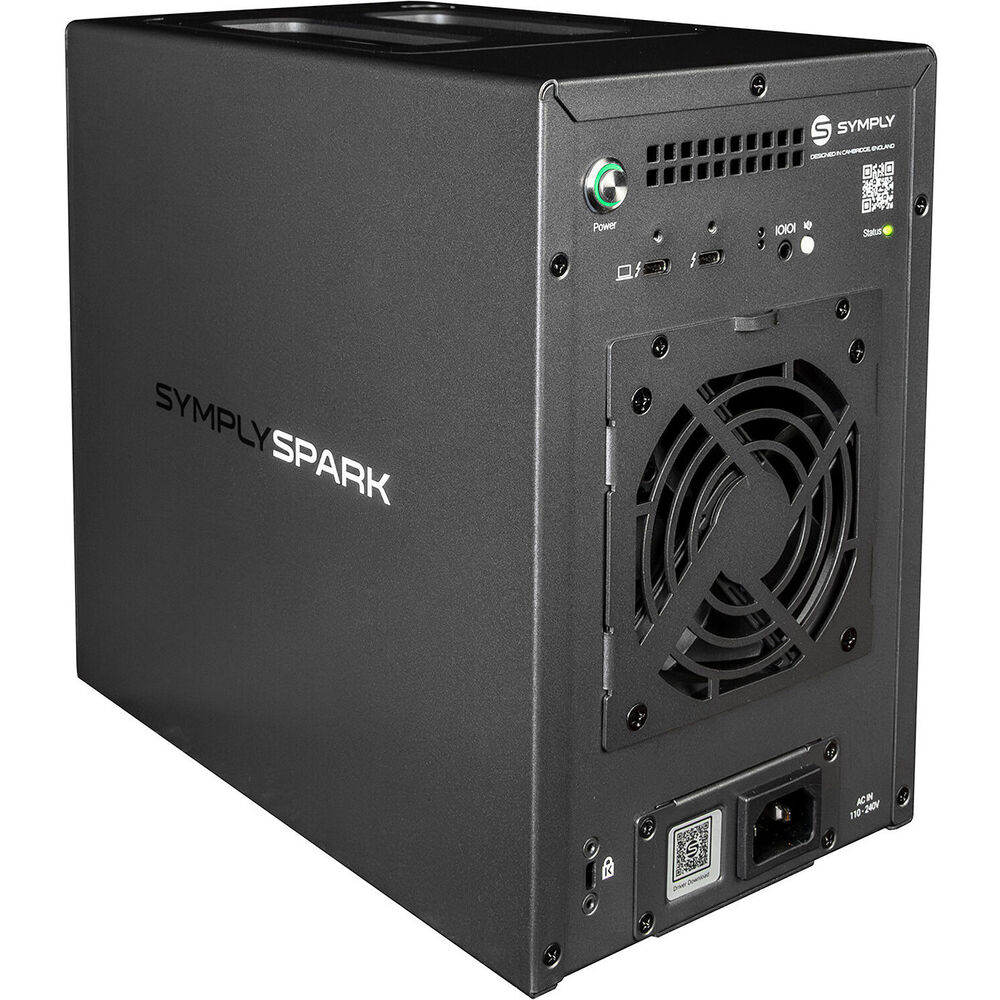 Symply SPARK 56TB Kompakt Desktop 4-bay Thunderbolt 3 RAID dahil NANUK 935 Kasa 5Yr
