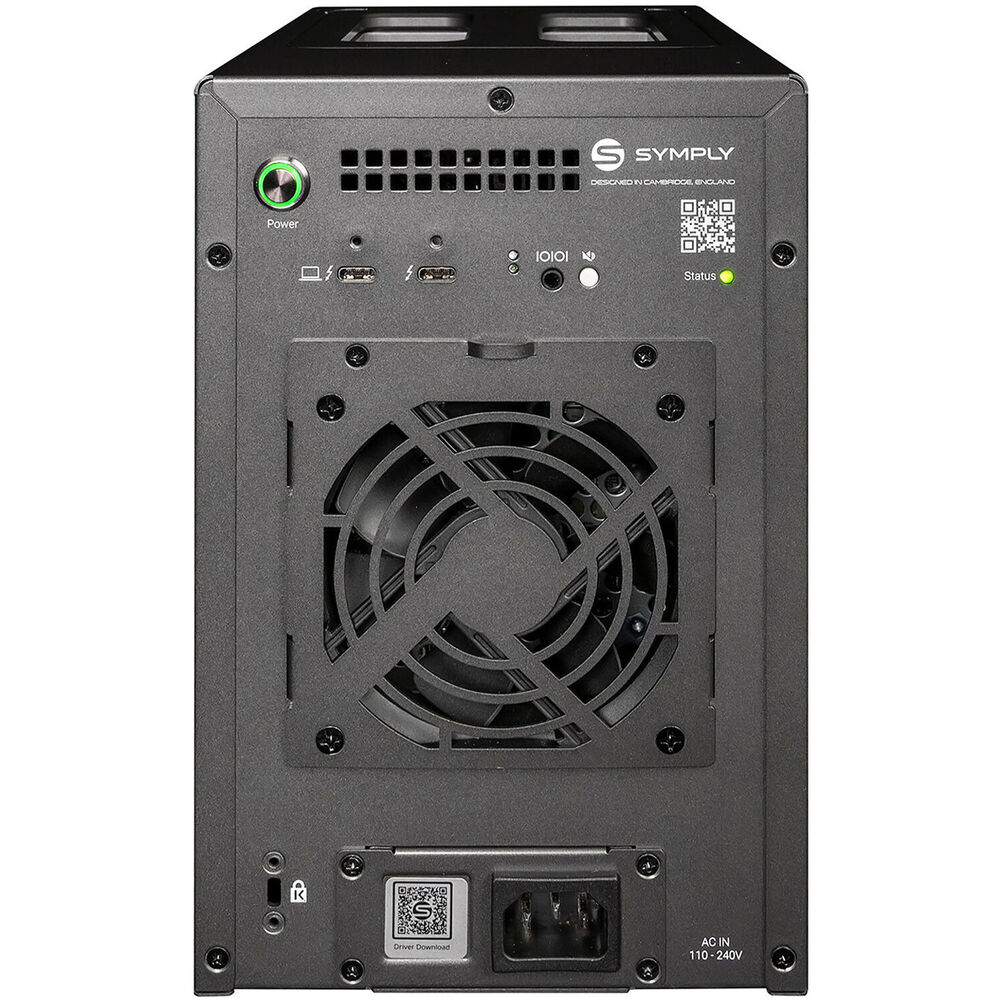 Symply SPARK 96TB Kompakt Desktop 4-bay Thunderbolt 3 RAID dahil NANUK 935 Kasa 5Yr