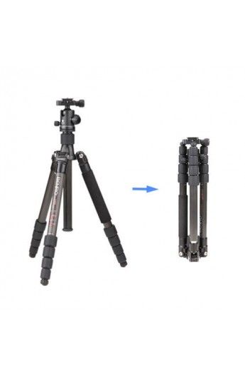 Benro C-0690T B00 Carbon Fiber Travel Angel Tripod Top Kafa ile