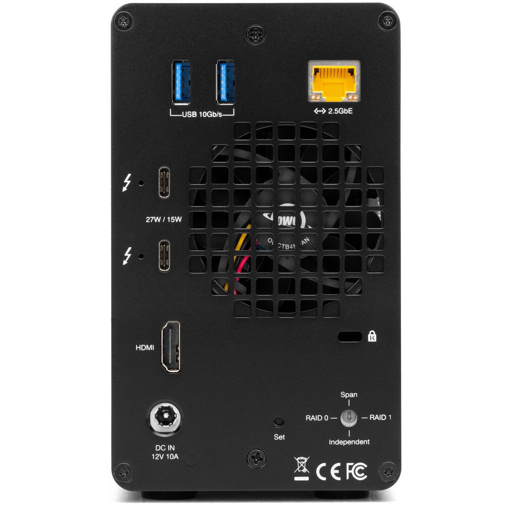 OWC Gemini 32TB 2-Bay Thunderbolt 3 Raid Array