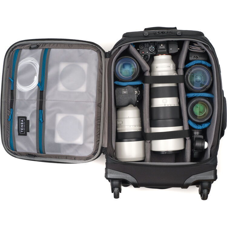 Tenba Axis V2 Spinner 4 Tekerlekli Siyah Sırt Çantası (28L)