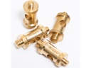 1/4"-3/8" Brass Screw Adapter (SA-08)
