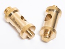 1/4"-3/8" Brass Screw Adapter (SA-08)