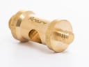 1/4"-3/8" Brass Screw Adapter (SA-08)