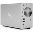 OWC Mercury Elite Pro Dual 48TB 2-Bay USB 3.2 Gen 2 RAID Array with 3-Port Hub
