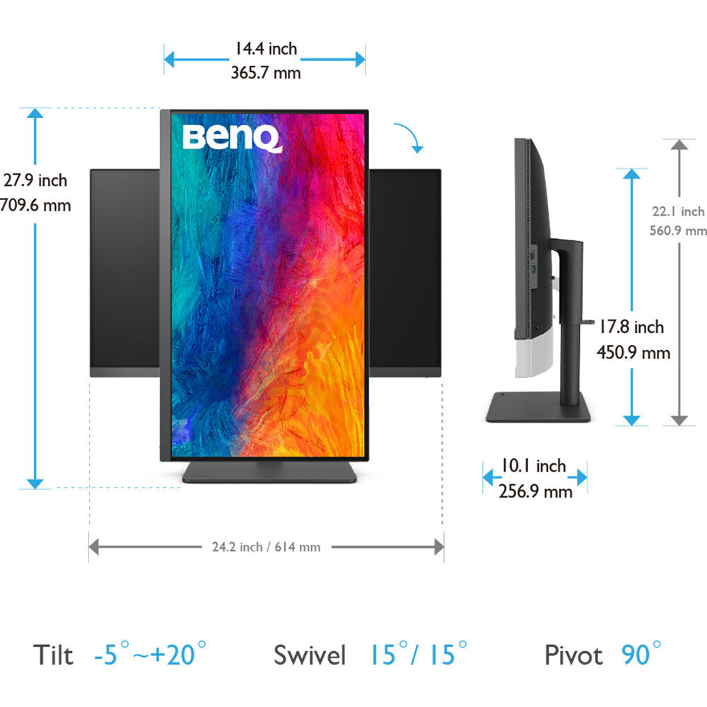 BenQ PD2705U 4K 27-inch USB-C Profesyonel Tasarımcı Monitörü