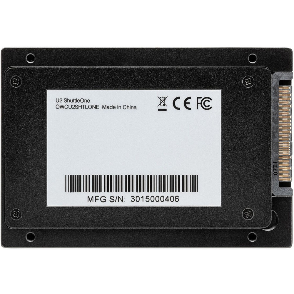 OWC U2 ShuttleOne NVMe M.2 to 2.5" U.2 SSD Adapter

