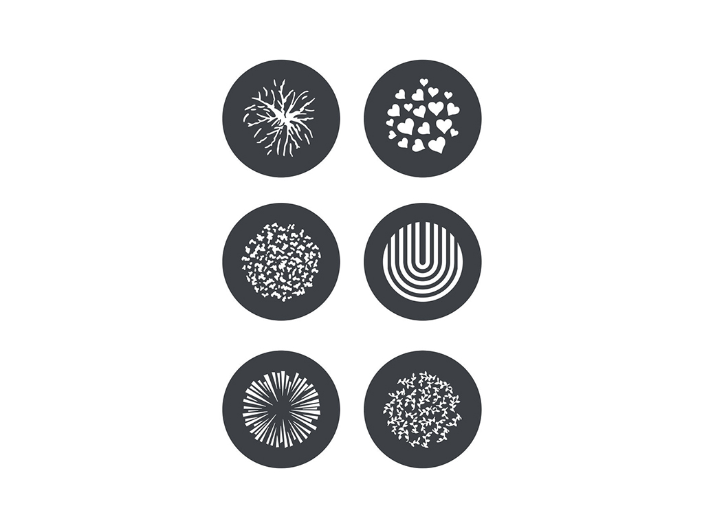 GP-GS2 Gobo Set (MG1200Bi ile Uyumlu)