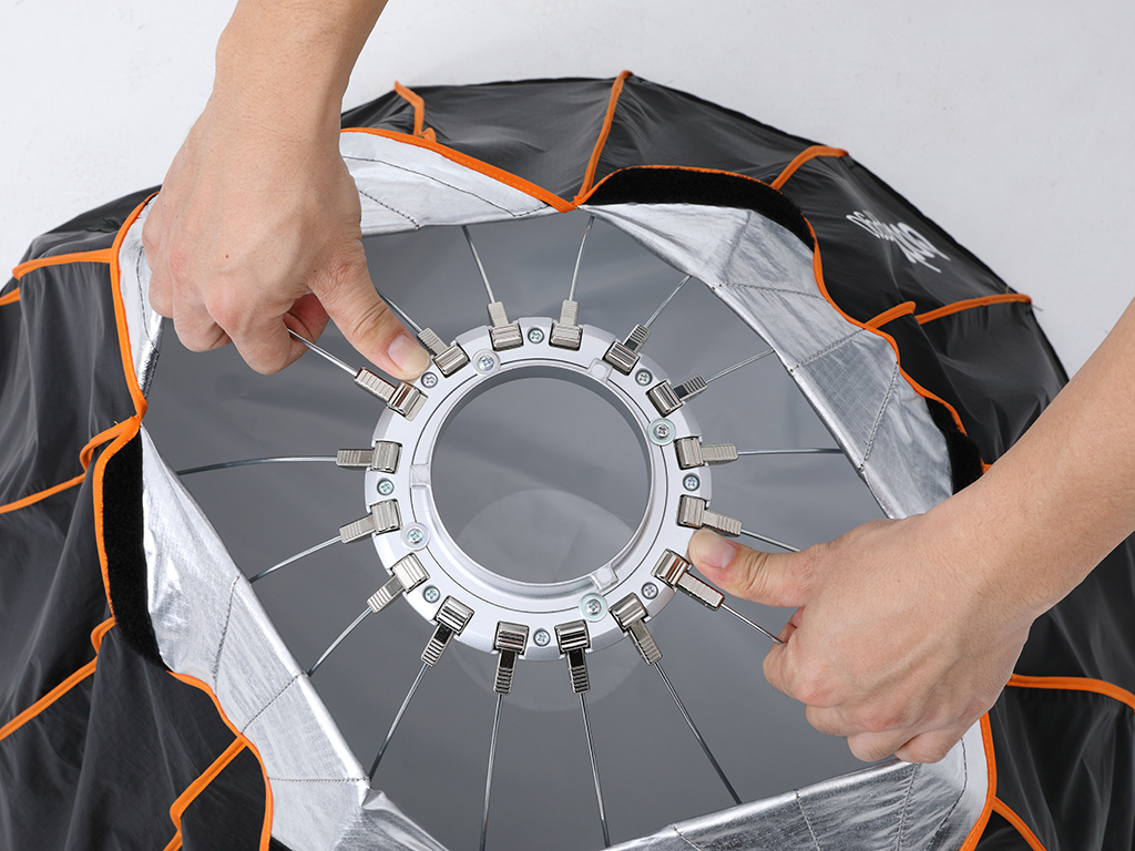QR-P120 Kolay Kurulum Parabolik Softbox