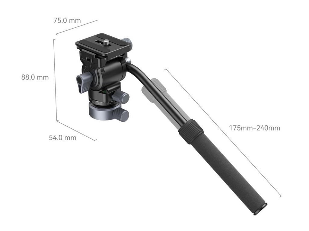 4170 CH20 4kg Taşıma Kapasiteli Video Tripod Başlığı