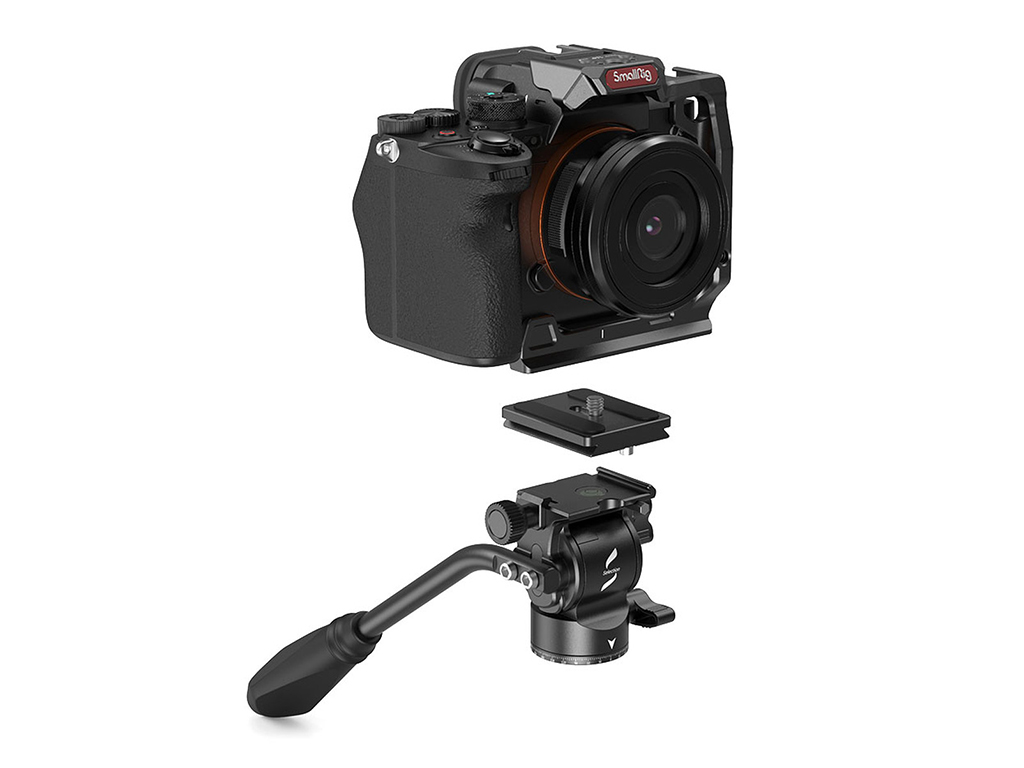 3259 CH10 Akışkan 3kg Taşıma Kapasiteli Video Tripod Başlığı