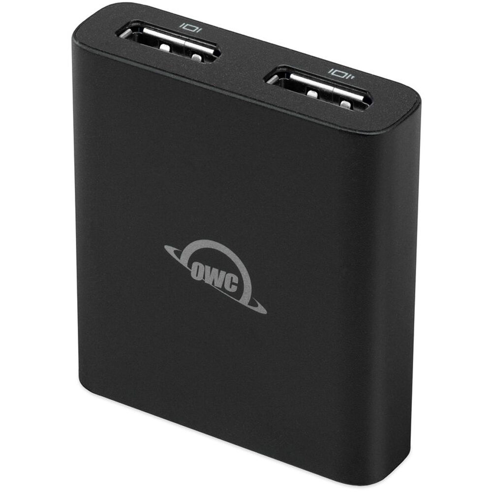 OWC Thunderbolt 3 to High Performance Dual Display Port 4K/5K/8K Adapter