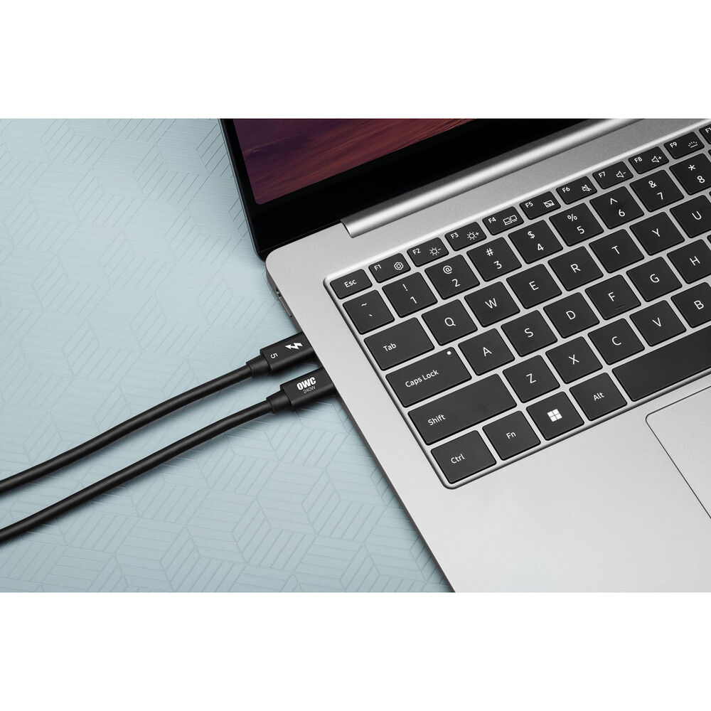 OWC 0.8 Meter Thunderbolt 5 up to 80/120Gb/s Retail Cable 240W