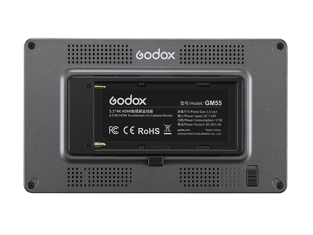 GM55 5.5" 4K HDMI Kamera Üstü Dokunmatik Monitör