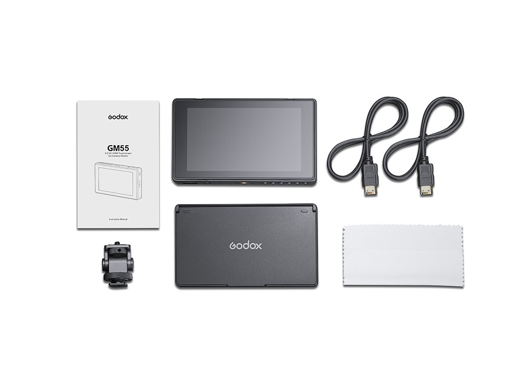 GM55 5.5" 4K HDMI Kamera Üstü Dokunmatik Monitör