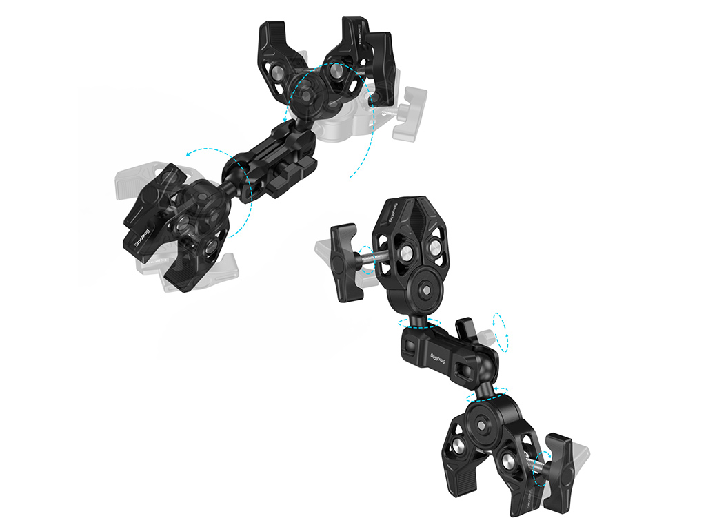 5459 Bisiklet ve Motorsiklet Uyumlu Kamera Clamp Montaj Kiti