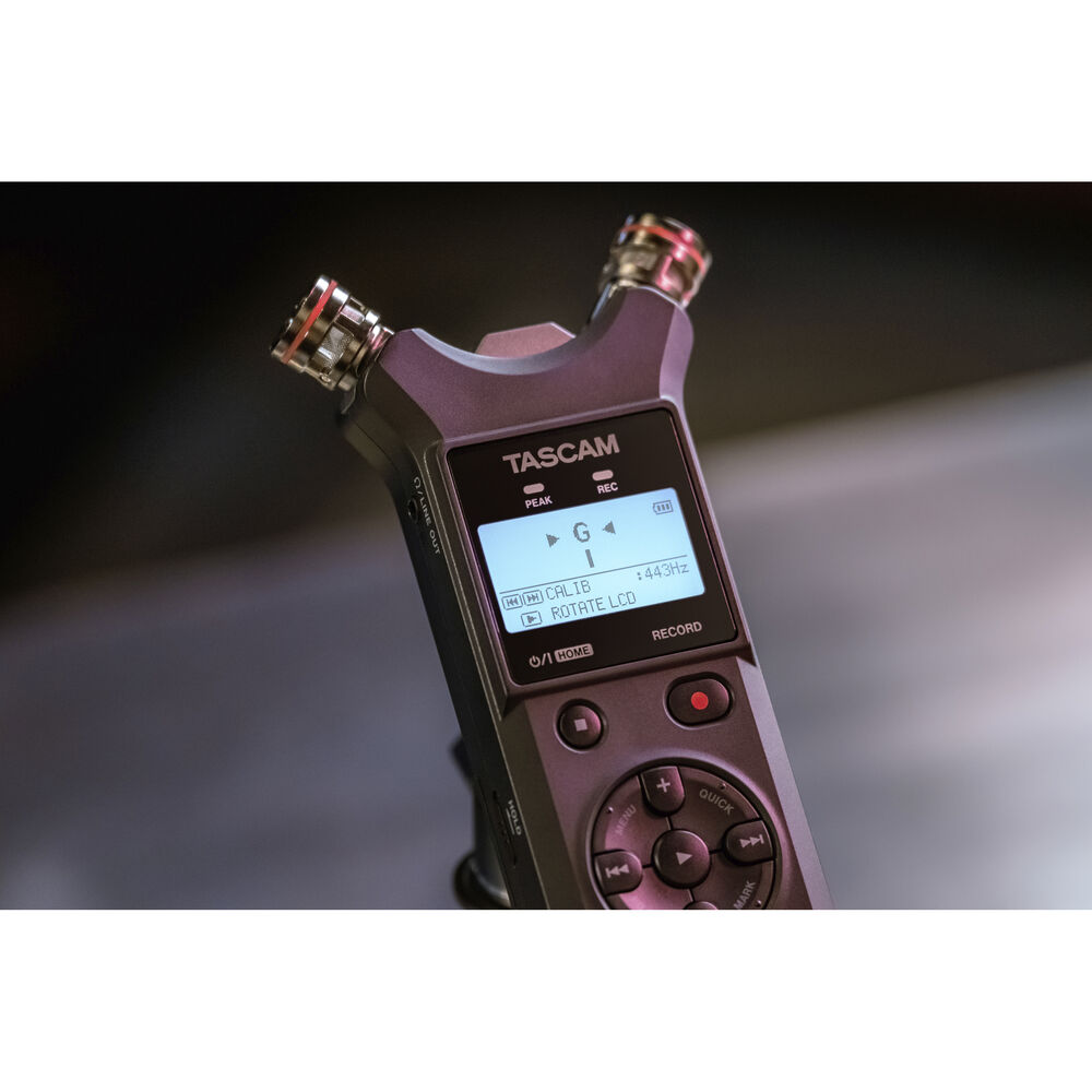 Tascam DR-07XP Ayarlanabilir Mikrofonlu Stereo El Tipi Ses Kayıt Cihazı & USB Ses Arayüzü