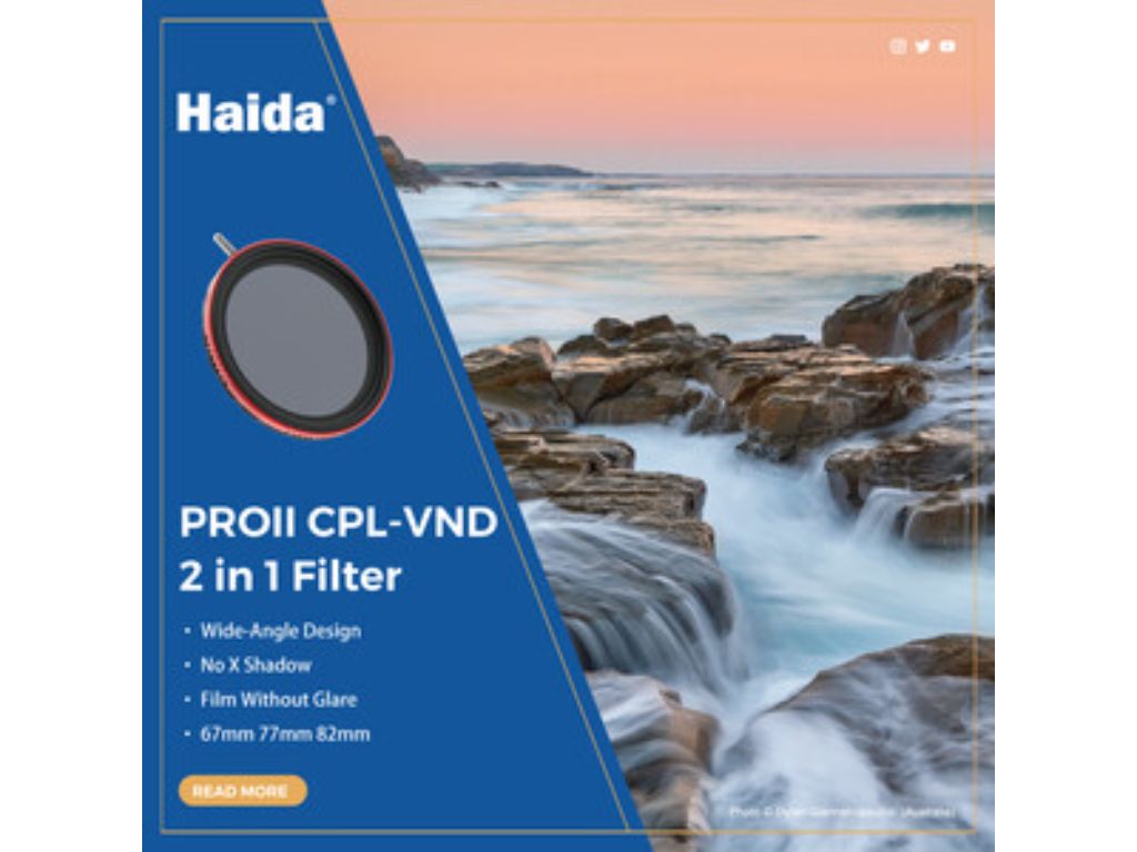 67mm Pro II CPL-VND Dairesel Polarize ve Değişken ND 2in1 Filtre