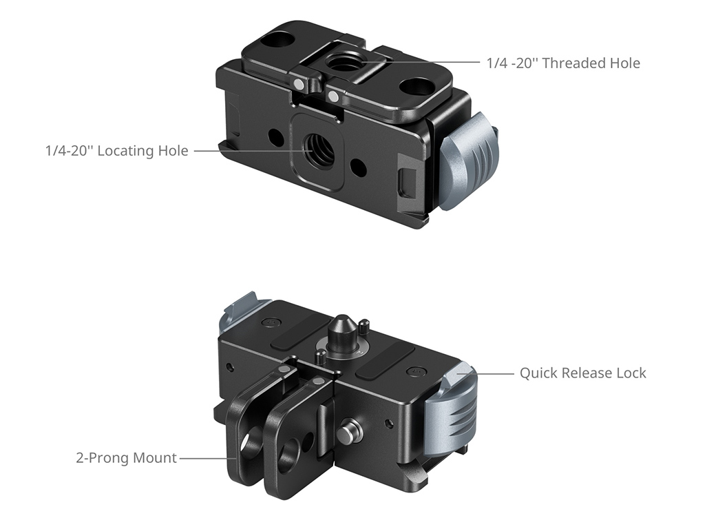 5437 GoPro Hero 13 Uyumlu Hızlı Bağlantı Adaptörü