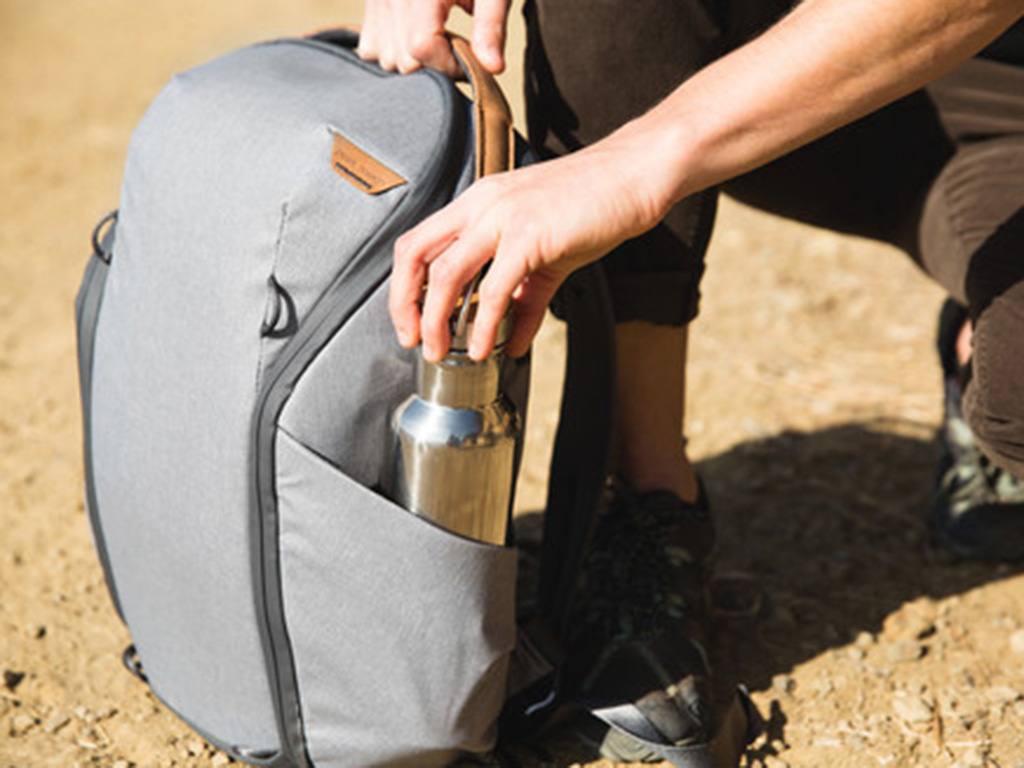 15L Zip Gri Sırt Çantası