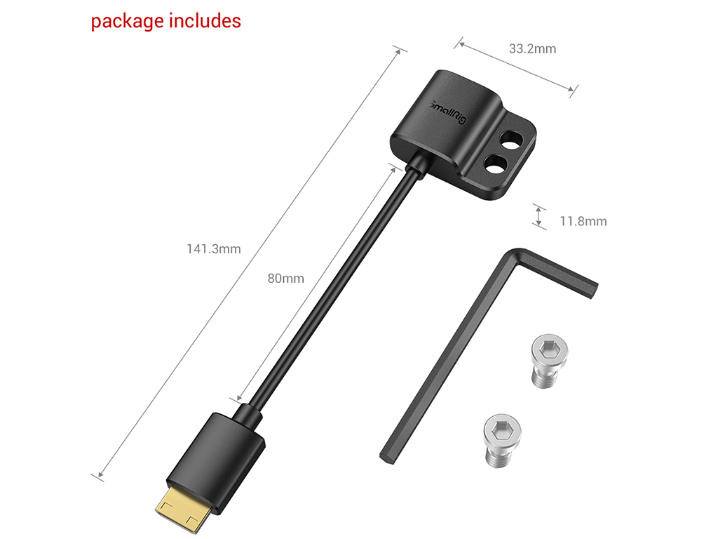 3020 Ultra İnce 4K HDMI Kablo Uzatıcı (C - A)