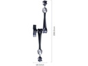 3959 11" Rosette Arm