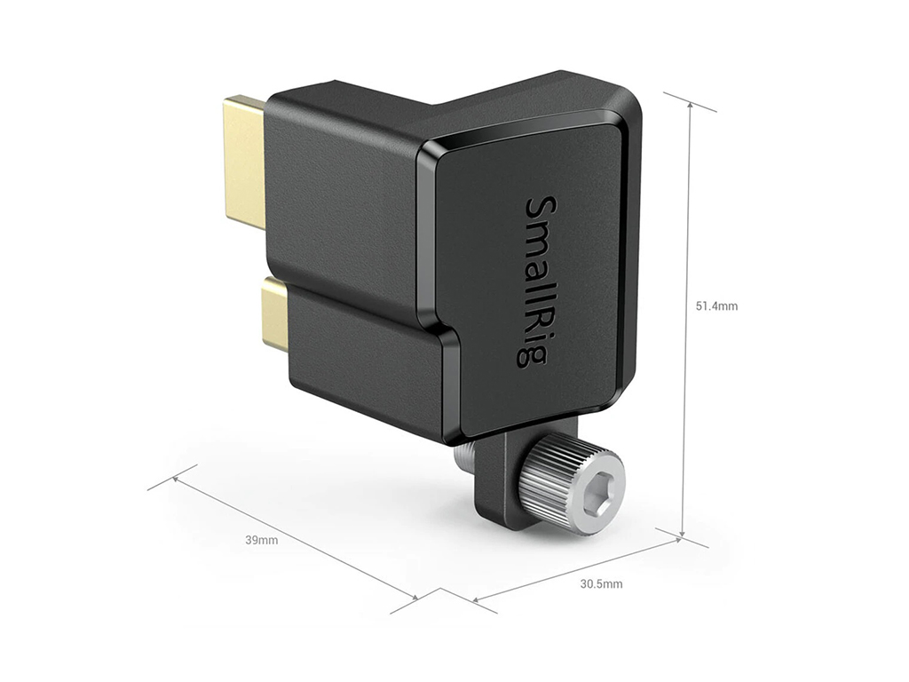 AAA2700 BMPCC 4K Kamera Kafesi için Dik Açılı Adaptör