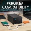 LaCie 32TB 2big Dock 2-Bay Thunderbolt 3 RAID Harici Harddisk STLG32000400