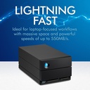 LaCie 32TB 2big Dock 2-Bay Thunderbolt 3 RAID Harici Harddisk STLG32000400