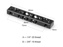 1091 Cheese 1/4 ve 3/8 Vida Delikli Baseplate Bar