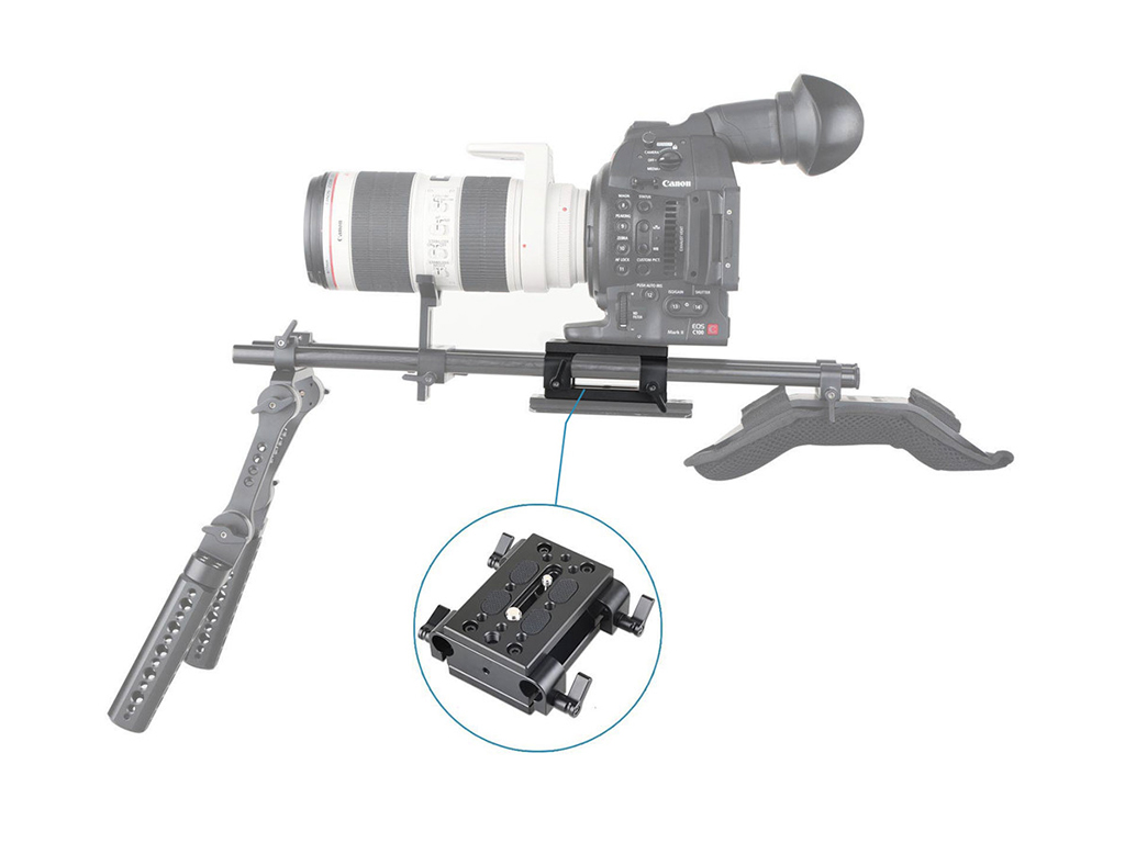 1798 15mm Dual Rod Baseplate
