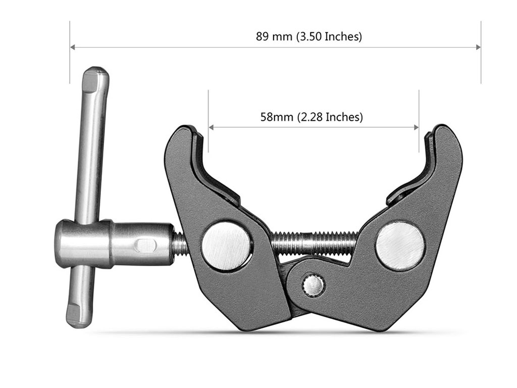 2058 İkili 1/4"-3/8" Süper Clamp Seti