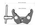 2058 İkili 1/4"-3/8" Süper Clamp Seti